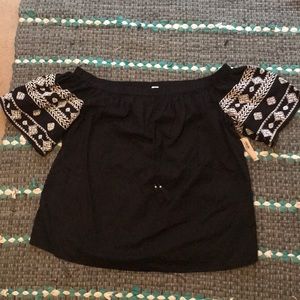 Women’s black old navy blouse